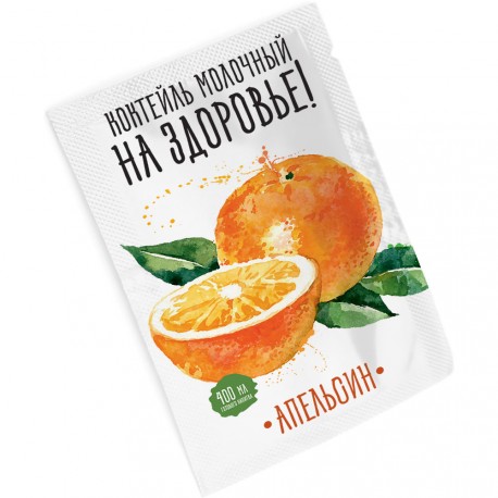 Молочный коктейль «На Здоровье!», 14г - 14 г - апельсин